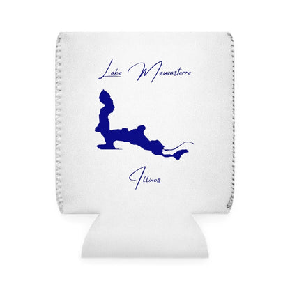 Illinois  Lake  Mauvaisterre  Can  Koozie  front  position  view  from  front-1  white.webp