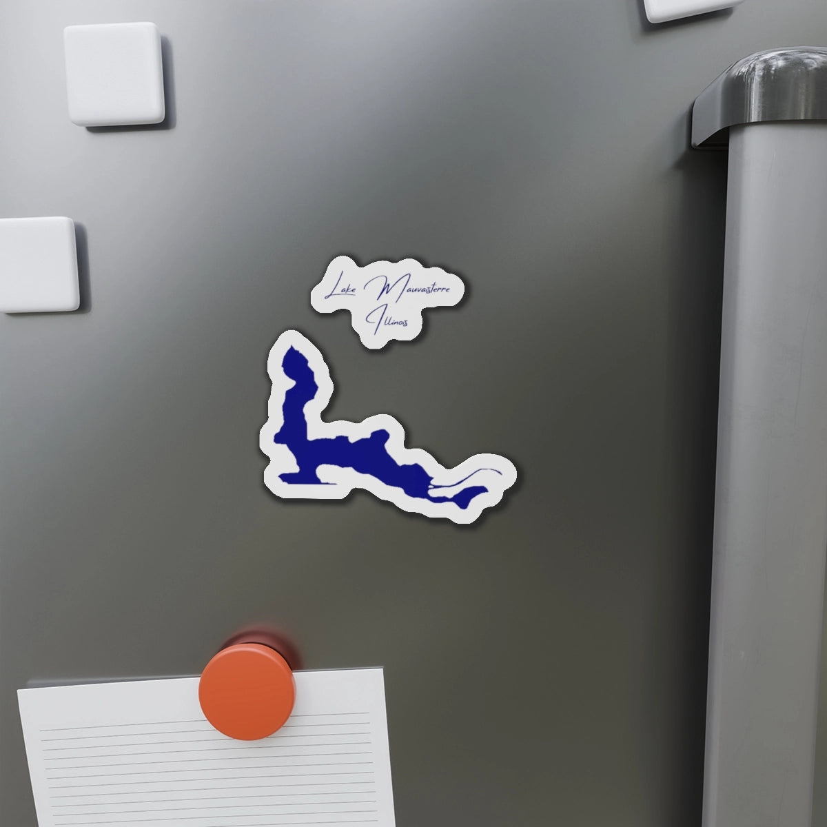 Illinois  Lake  Mauvaisterre  Die  Cut  Magnet  front  position  view  from  context-1  4  x  4.webp