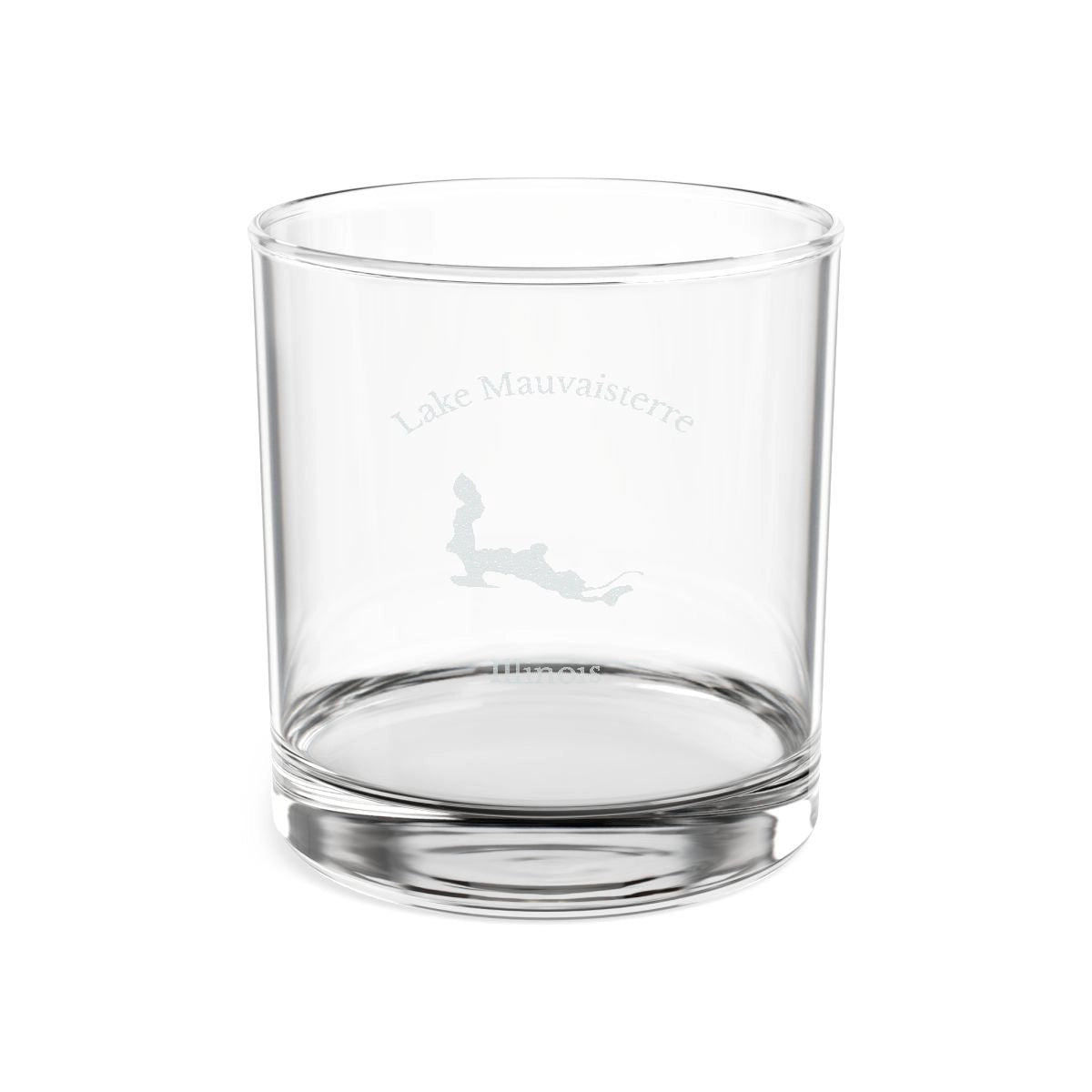 Illinois  Lake  Mauvaisterre  Engraved  Whiskey  Glass  other  position  view  from  front  10.5oz.webp