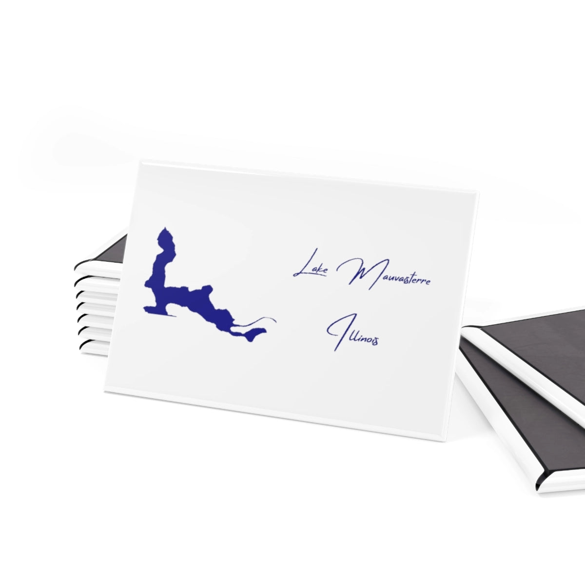 Illinois  Lake  Mauvaisterre  Magnet  front  position  view  from  set  2  x  3.webp