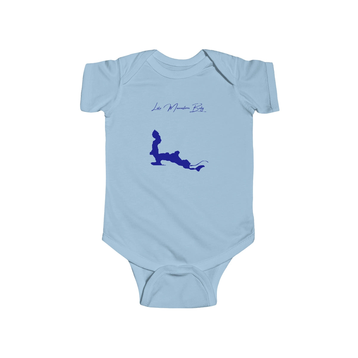 Illinois  Lake  Mauvaisterre  Onesie  front  position  view  from  front  light  blue.webp
