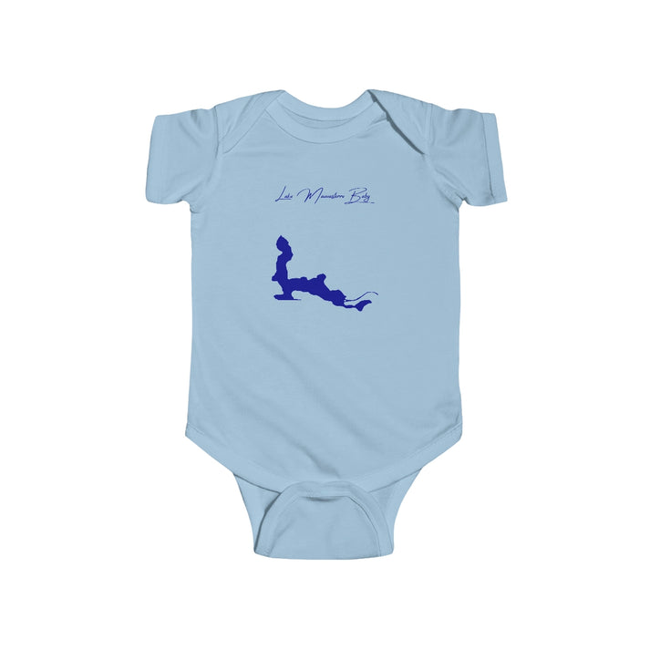 Illinois  Lake  Mauvaisterre  Onesie  front  position  view  from  front  light  blue.webp