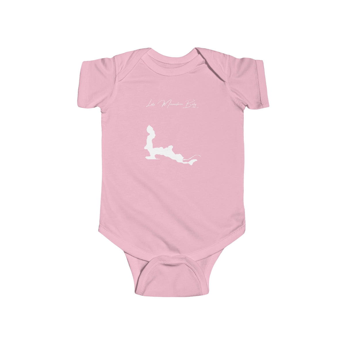 Illinois  Lake  Mauvaisterre  Onesie  front  position  view  from  front  pink.webp