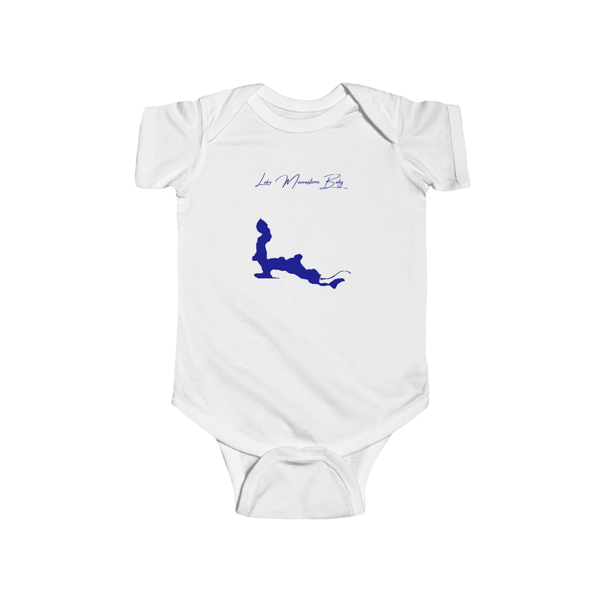 Illinois  Lake  Mauvaisterre  Onesie  front  position  view  from  front  white.webp