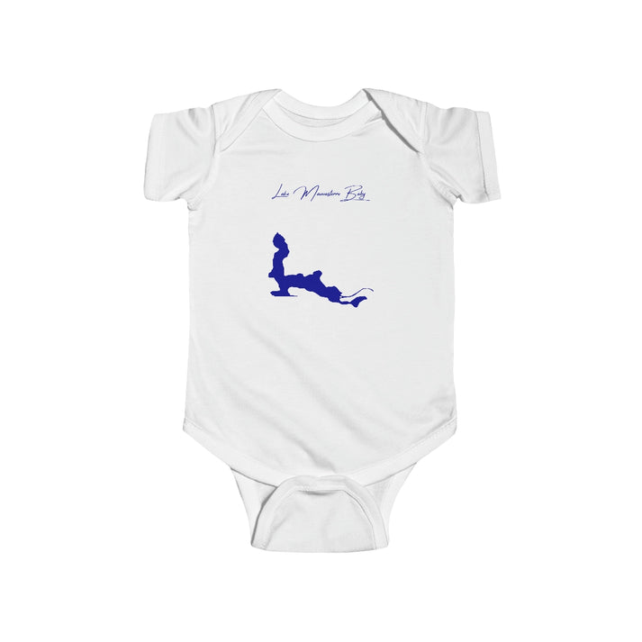 Illinois  Lake  Mauvaisterre  Onesie  front  position  view  from  front  white.webp