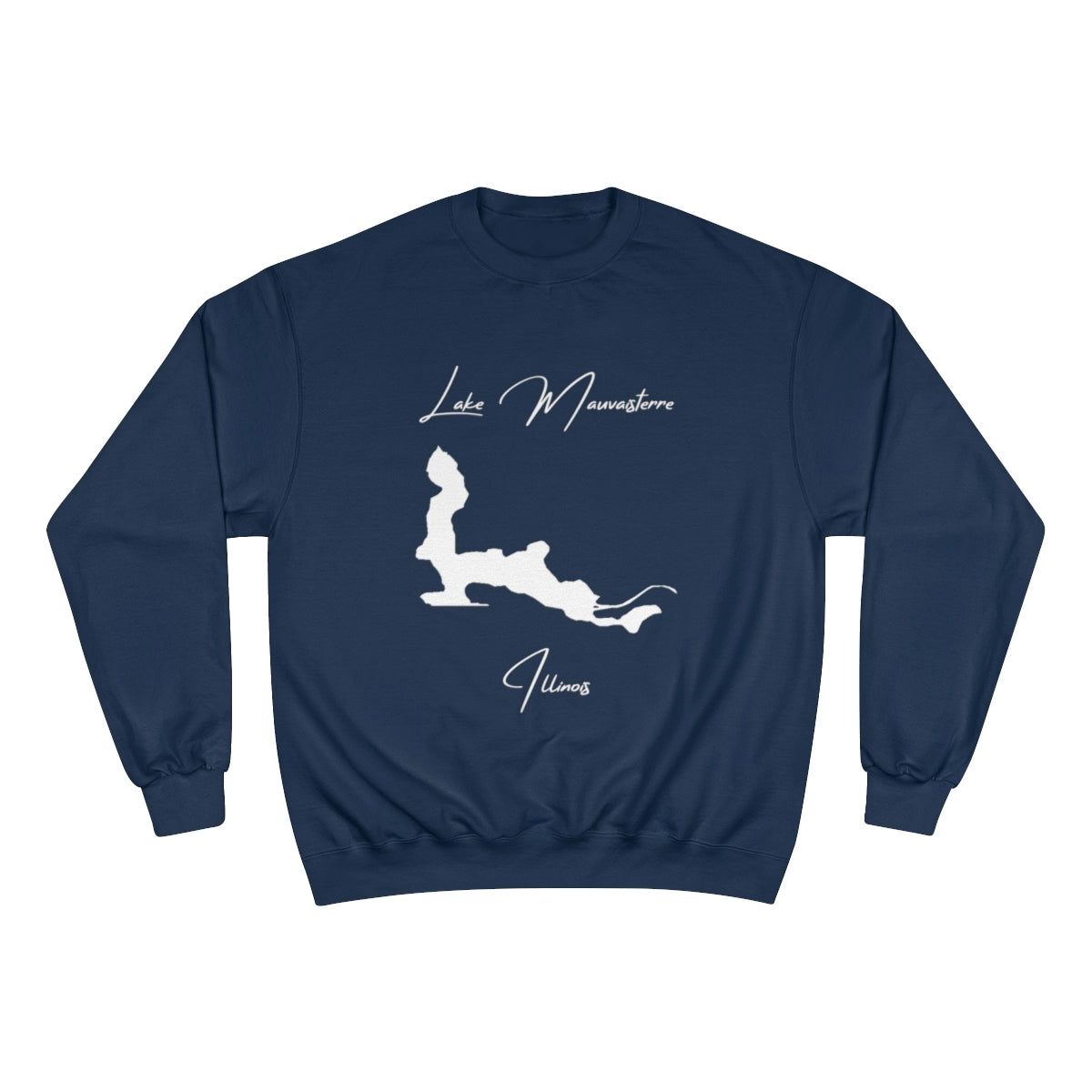 Illinois  Lake  Mauvaisterre  Sweatshirt  front  position  view  from  front  navy.webp
