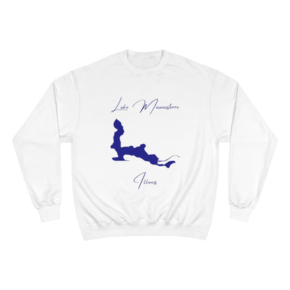 Illinois  Lake  Mauvaisterre  Sweatshirt  front  position  view  from  front  white.webp
