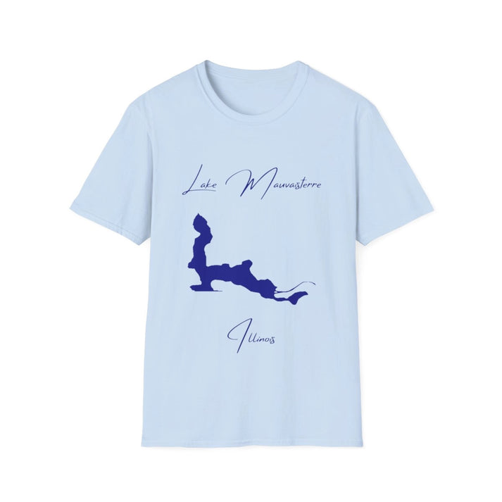 Illinois  Lake  Mauvaisterre  T-shirt  front  position  view  from  front  light  blue.webp