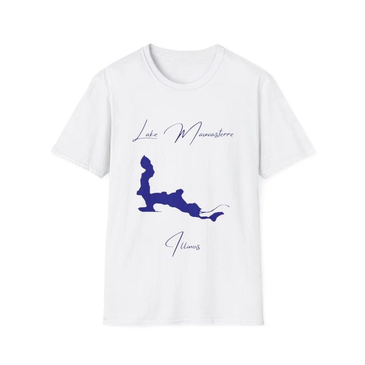 Illinois  Lake  Mauvaisterre  T-shirt  front  position  view  from  front  white.webp