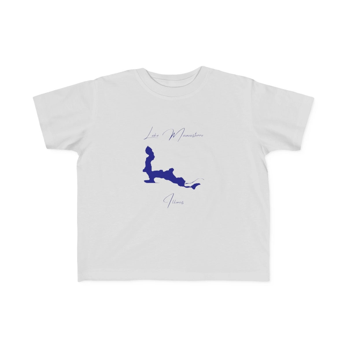 Illinois  Lake  Mauvaisterre  Toddler  T-shirt  front  position  view  from  front  silver.webp