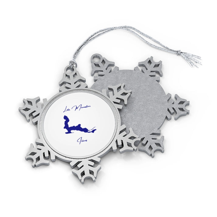 Illinois  Lake  Mauvaisterre  XMAS  Ornament  front  position  view  from  front-and-back  one  size.webp