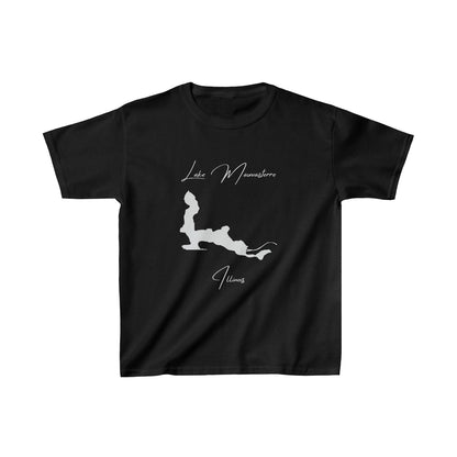 Illinois  Lake  Mauvaisterre  Youth  T-shirt  front  position  view  from  front  black.webp