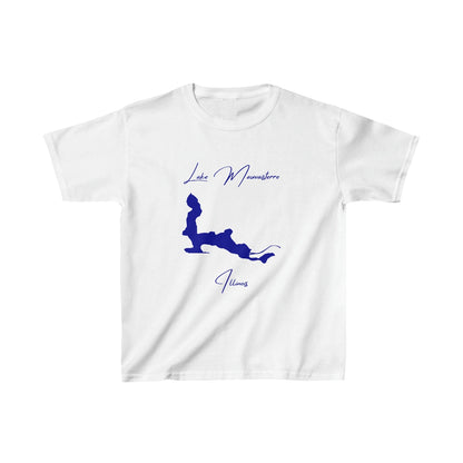 Illinois  Lake  Mauvaisterre  Youth  T-shirt  front  position  view  from  front  white.webp