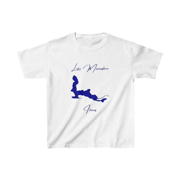 Illinois  Lake  Mauvaisterre  Youth  T-shirt  front  position  view  from  front  white.webp
