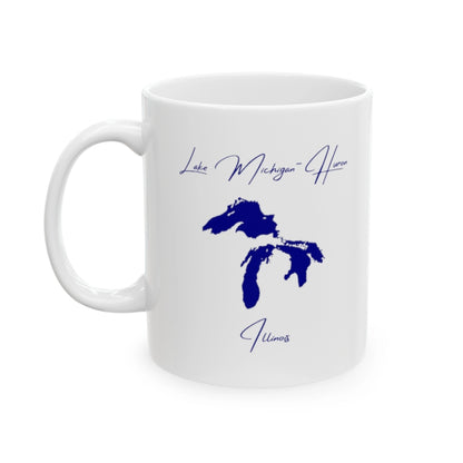 Illinois  Lake  Michigan-Huron  Ceramic  Mug  other  position  view  from  left  11oz.webp