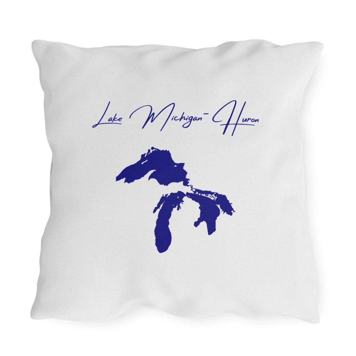 Illinois  Lake  Michigan-Huron  Outdoor  Pillow  back  position  view  from  back  20  x  20.webp