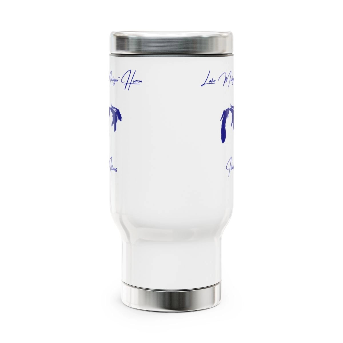 Illinois  Lake  Michigan-Huron  Travel  Mug  other  position  view  from  front  14oz.webp
