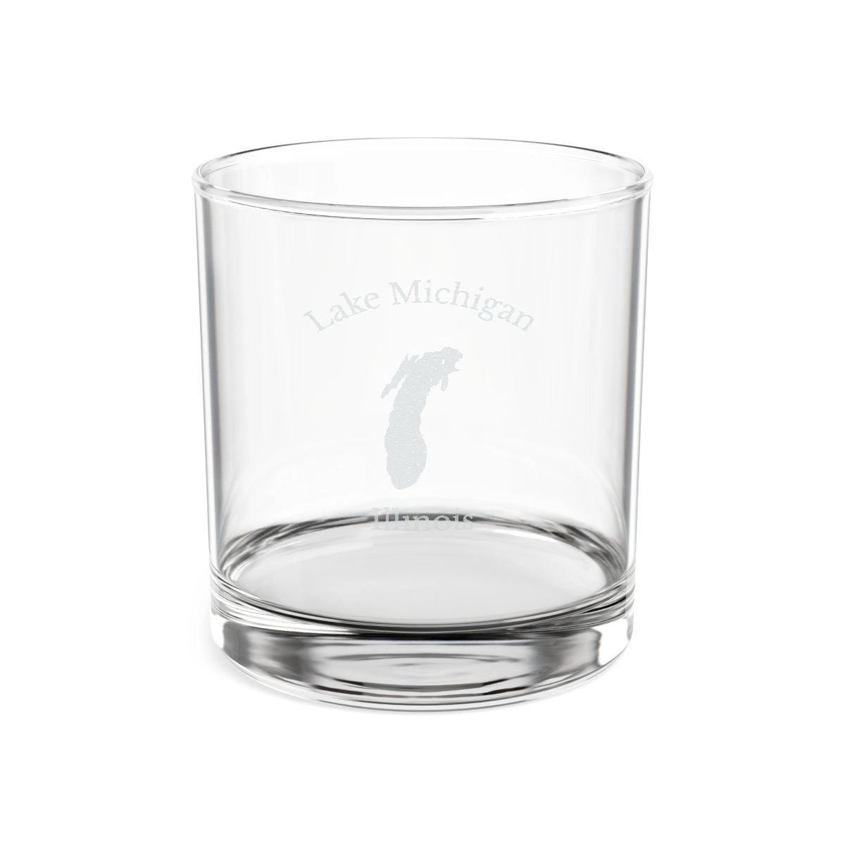 Illinois  Lake  Michigan  Engraved  Whiskey  Glass  other  position  view  from  front  10.5oz.webp
