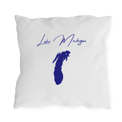 Illinois  Lake  Michigan  Outdoor  Pillow  back  position  view  from  back  18  x  18.webp