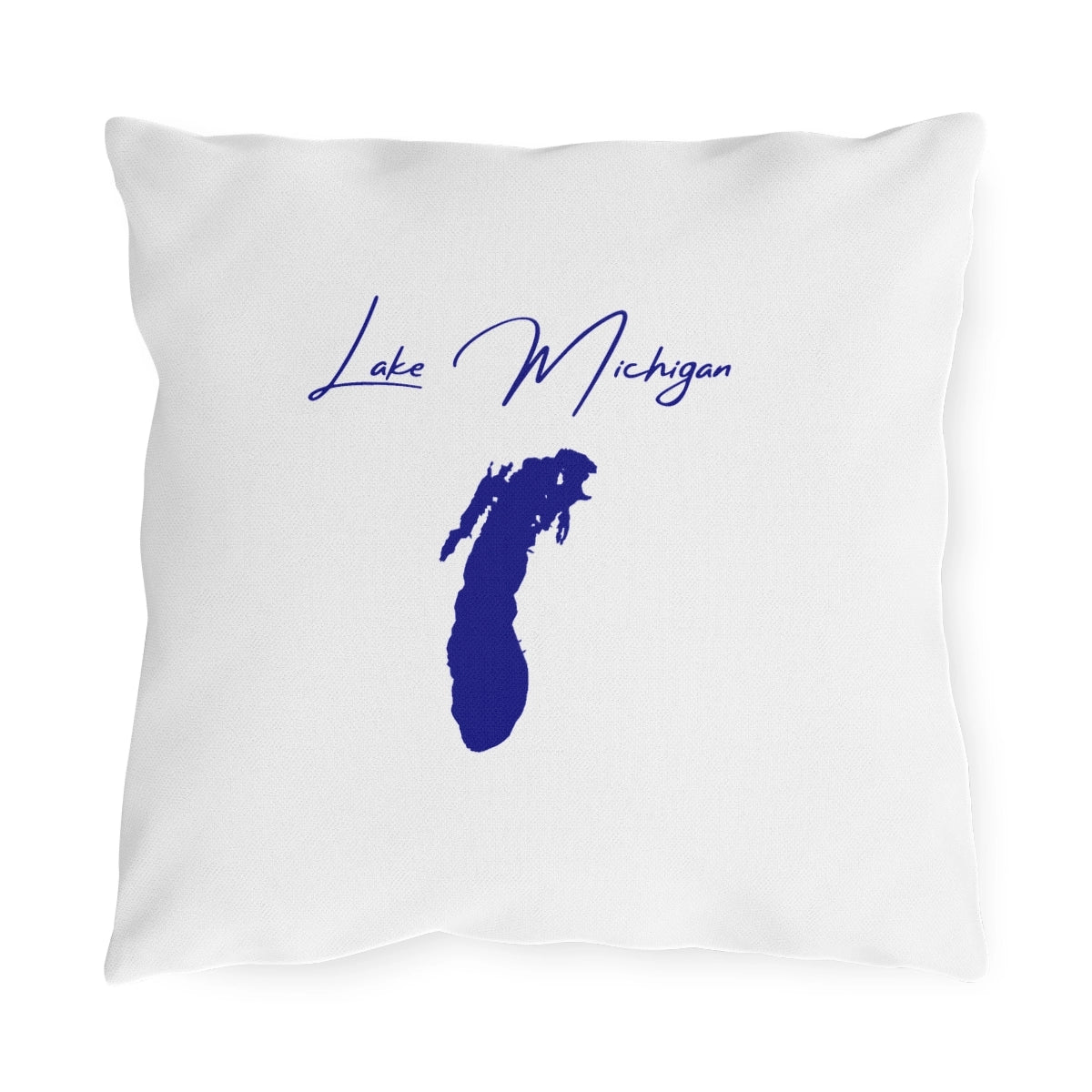 Illinois  Lake  Michigan  Outdoor  Pillow  front  position  view  from  front  16  x  16.webp