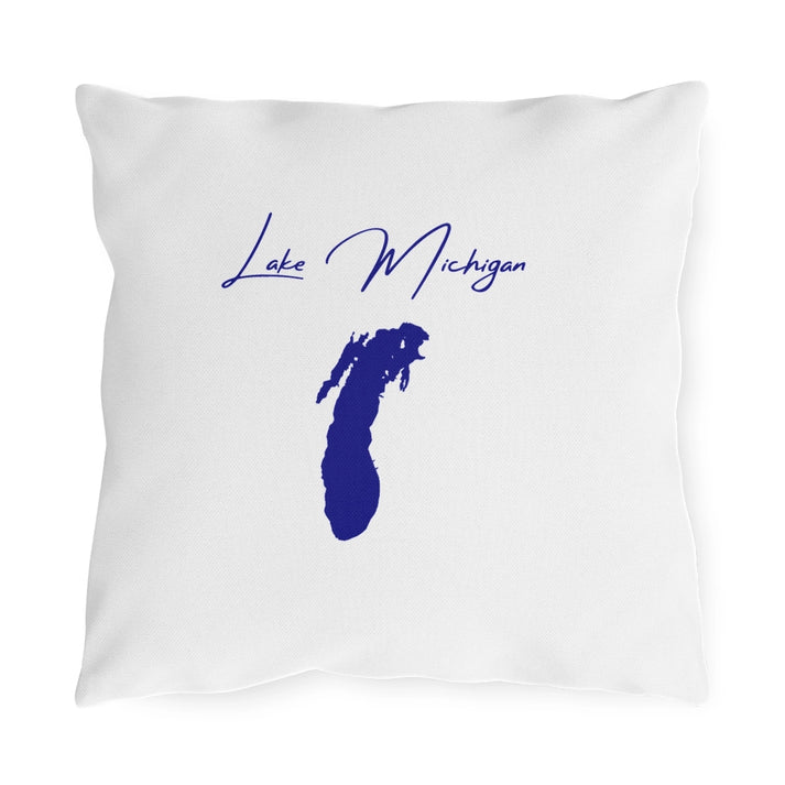 Illinois  Lake  Michigan  Outdoor  Pillow  front  position  view  from  front  16  x  16.webp