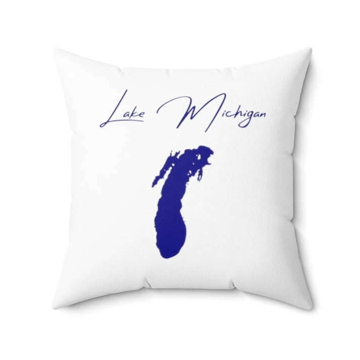Illinois  Lake  Michigan  Pillow  front  position  view  from  front  20  x  20.webp