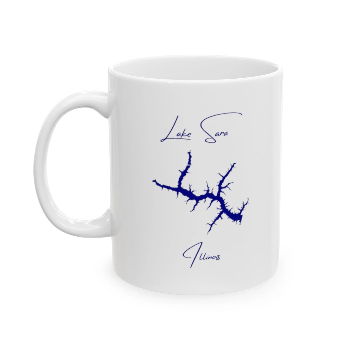 Illinois  Lake  Sara  Ceramic  Mug  other  position  view  from  left  11oz.webp