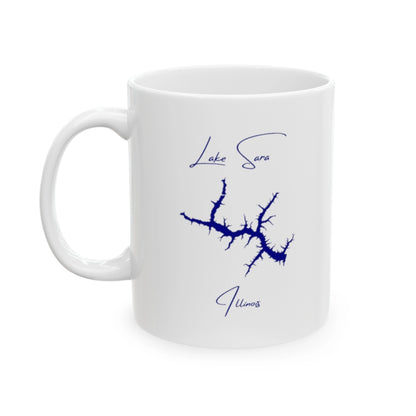 Illinois  Lake  Sara  Ceramic  Mug  other  position  view  from  left  11oz.webp
