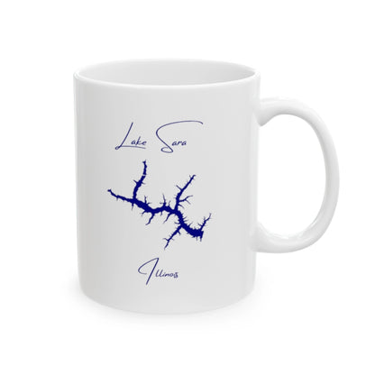 Illinois  Lake  Sara  Ceramic  Mug  other  position  view  from  right  11oz.webp