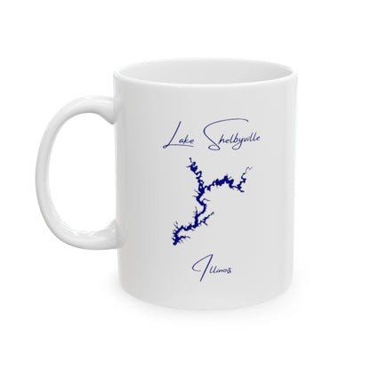 Illinois  Lake  Shelbyville  Ceramic  Mug  other  position  view  from  left  11oz.webp