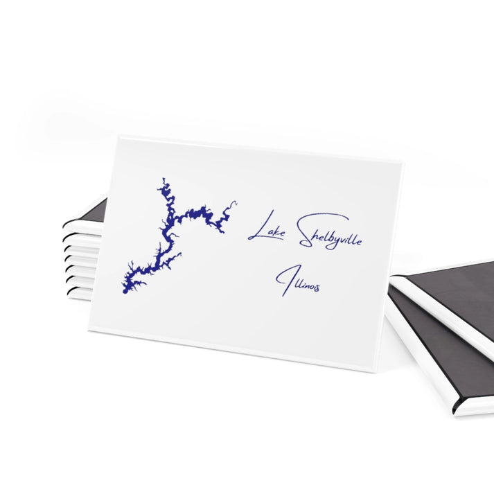 Illinois  Lake  Shelbyville  Magnet  front  position  view  from  set  2  x  3.webp