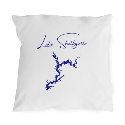 Illinois  Lake  Shelbyville  Outdoor  Pillow  front  position  view  from  front  18  x  18.webp