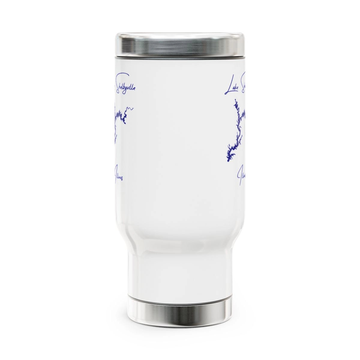 Illinois  Lake  Shelbyville  Travel  Mug  other  position  view  from  front  14oz.webp