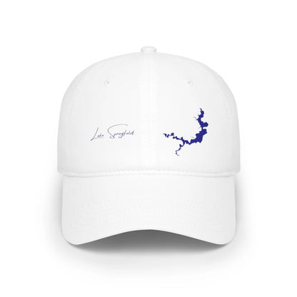 Illinois  Lake  Springfield  Baseball  Cap  front  position  view  from  front  one  size.webp