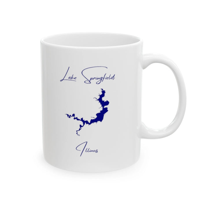 Illinois  Lake  Springfield  Ceramic  Mug  other  position  view  from  right  11oz.webp