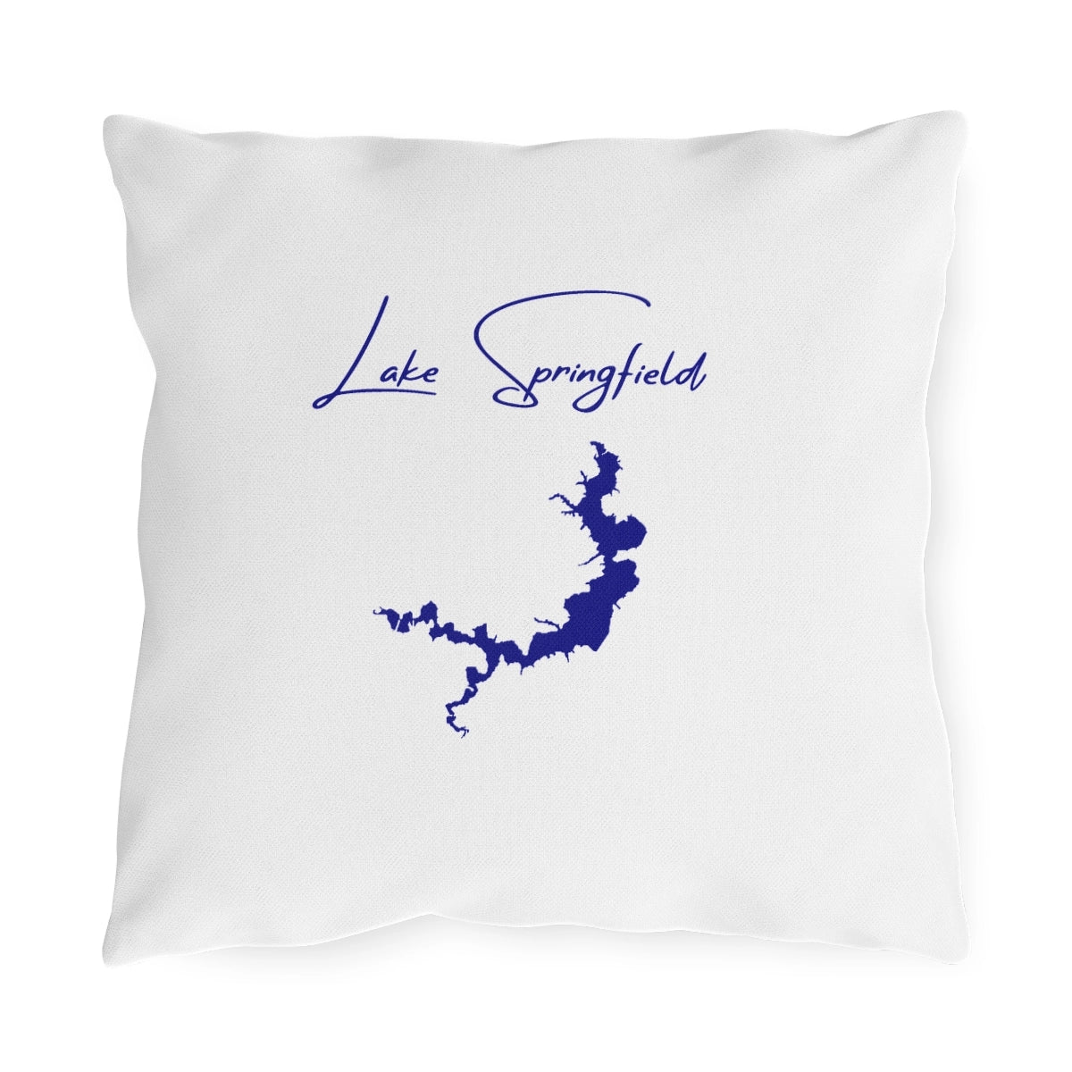 Illinois  Lake  Springfield  Outdoor  Pillow  front  position  view  from  front  16  x  16.webp