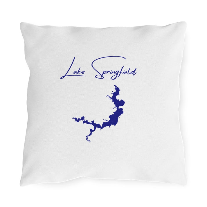 Illinois  Lake  Springfield  Outdoor  Pillow  front  position  view  from  front  16  x  16.webp