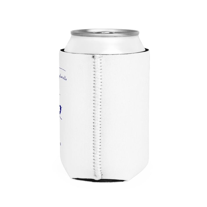 Illinois  Lake  Taylorville  Can  Koozie  all  position  view  from  right  white.webp