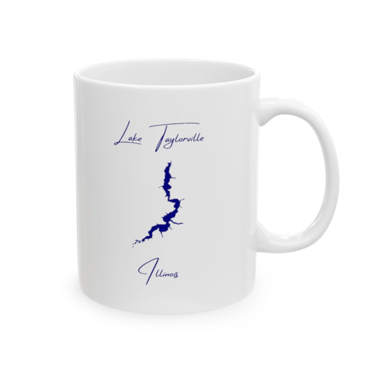 Illinois  Lake  Taylorville  Ceramic  Mug  other  position  view  from  right  11oz.webp