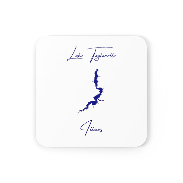 Illinois  Lake  Taylorville  Coaster  Set  front  position  view  from  front  3.75  x  3.75.webp