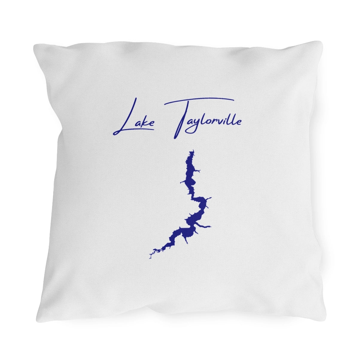 Illinois  Lake  Taylorville  Outdoor  Pillow  front  position  view  from  front  18  x  18.webp