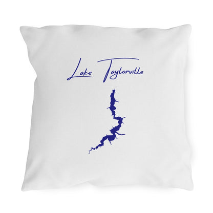 Illinois  Lake  Taylorville  Outdoor  Pillow  front  position  view  from  front  18  x  18.webp
