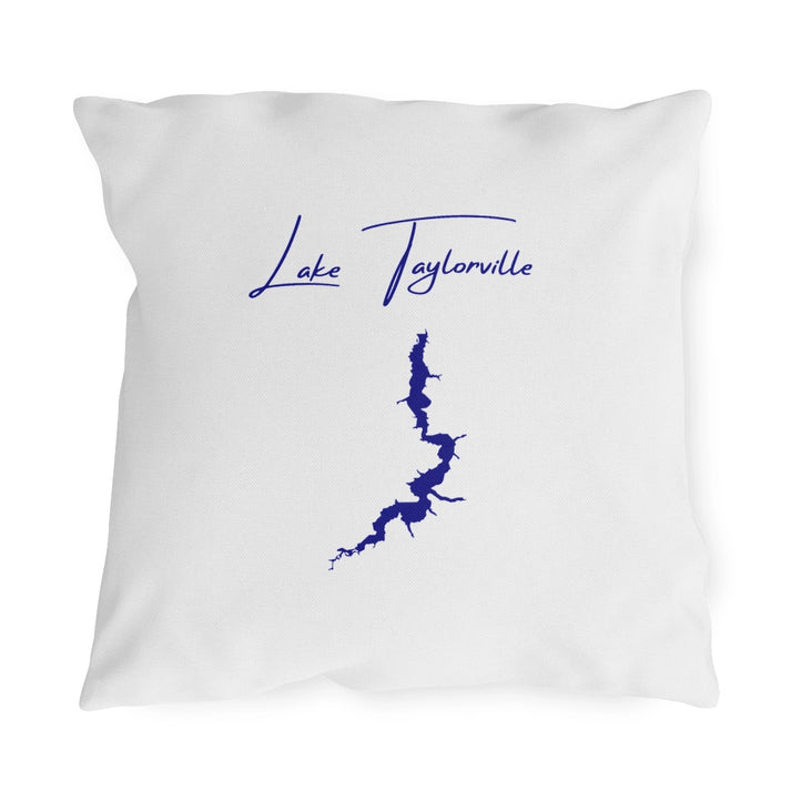Illinois  Lake  Taylorville  Outdoor  Pillow  front  position  view  from  front  18  x  18.webp