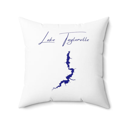 Illinois  Lake  Taylorville  Pillow  front  position  view  from  back  20  x  20.webp