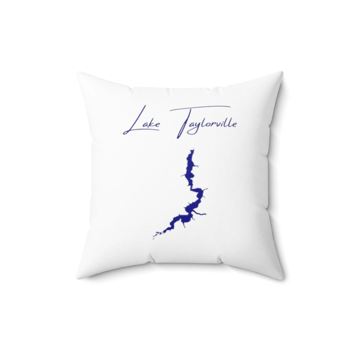 Illinois  Lake  Taylorville  Pillow  front  position  view  from  front  16  x  16.webp