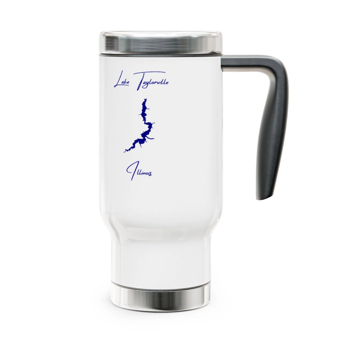 Illinois  Lake  Taylorville  Travel  Mug  other  position  view  from  right  14oz.webp