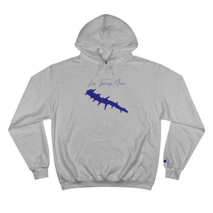 Illinois  Lake  Tishomingo  Hoodie  front  position  view  from  front  light  steel.webp