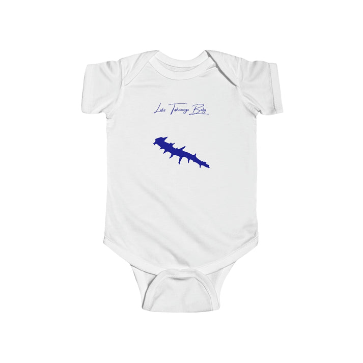 Illinois  Lake  Tishomingo  Onesie  front  position  view  from  front  white.webp