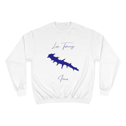 Illinois  Lake  Tishomingo  Sweatshirt  front  position  view  from  front  white.webp