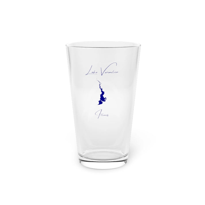Illinois  Lake  Vermilion  16oz  Pint  Glass  front  position  view  from  front  16oz.webp